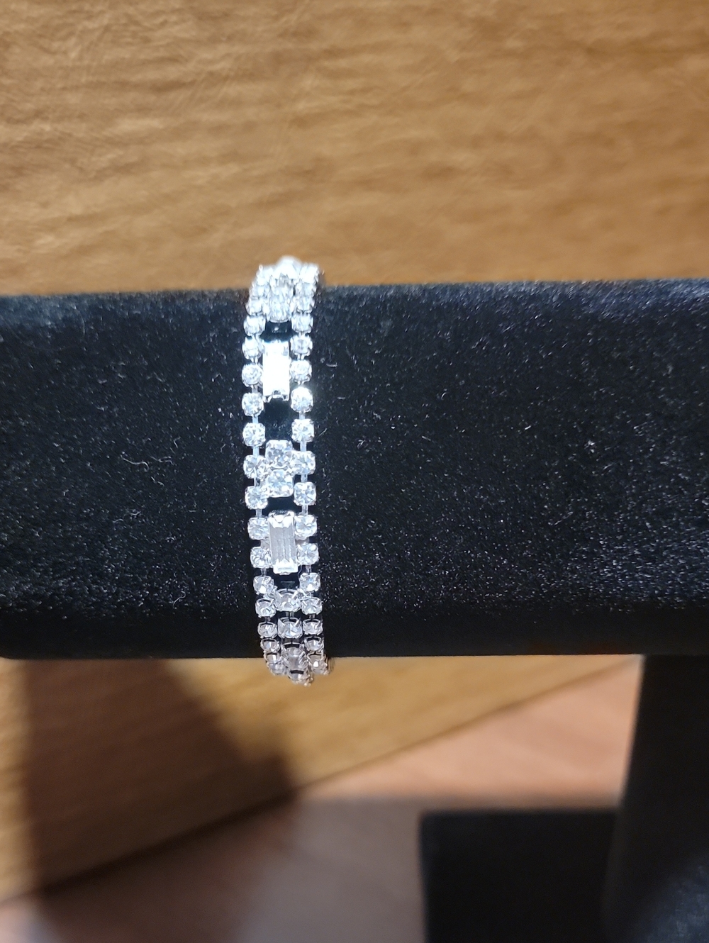 Vintage 1960s Rhinestone Bracelet